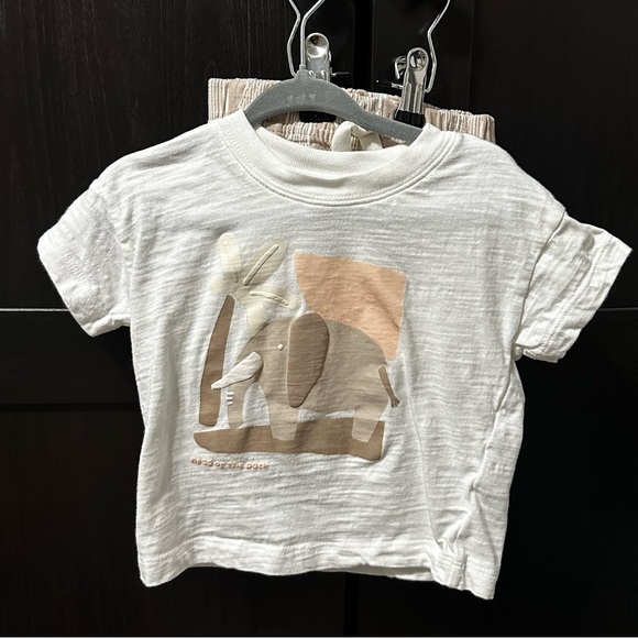 Carter's Other - Kids White Elephant Graphic Tee